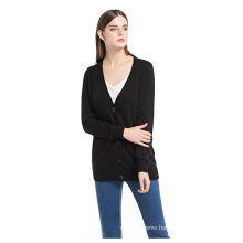 PK18A65HX Women's Long Sleeve Cashmere Cardigan Sweater